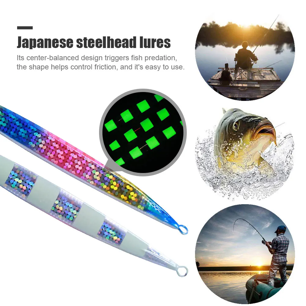 

Metal Fishing Lure Swimbait Iron Plate Deep Sea Spoons Jigging Artificial Hard Bait Fishing Tackle Tools