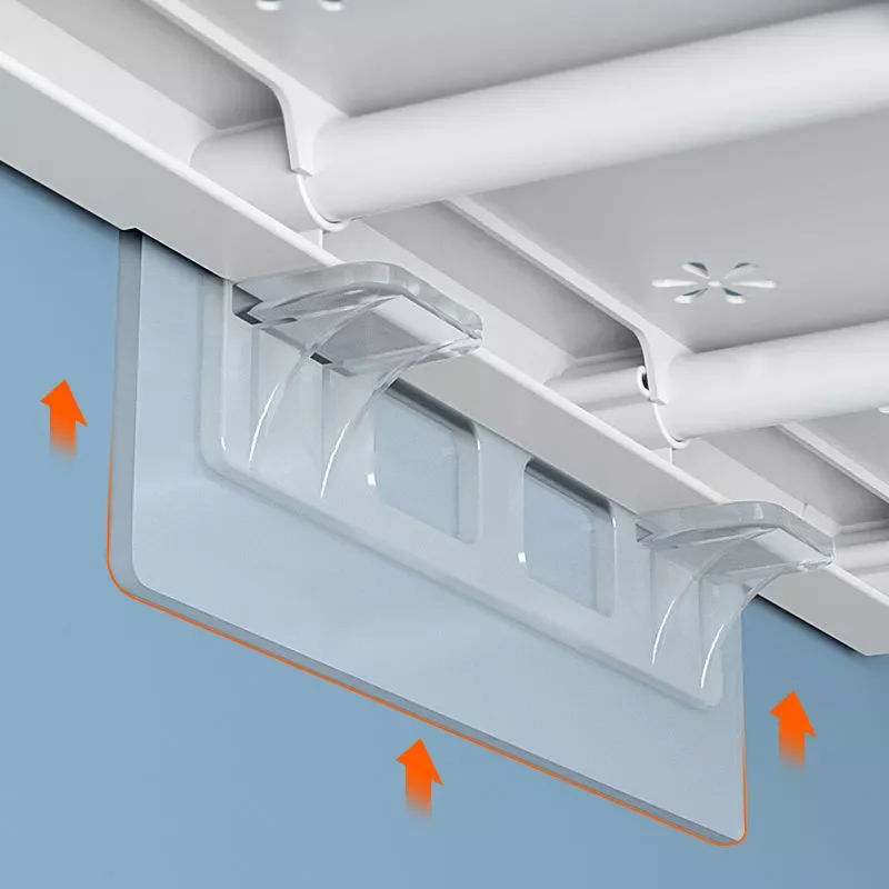 

2023NEW Version Shelf Holder Shelf Support Clips Self Adhesive Pegs Closet Cabinet Shelf Punch-free Layered Partition Bracket