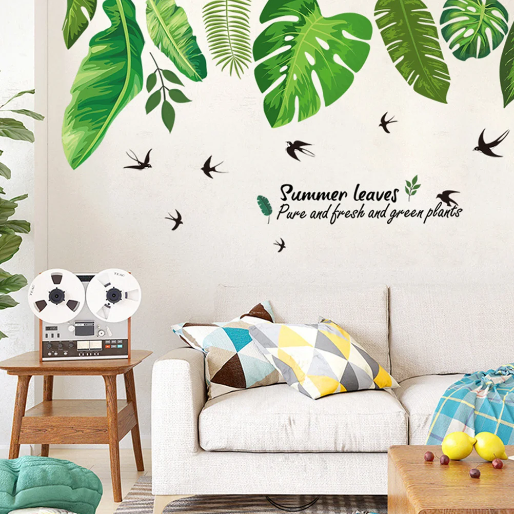 

Leaf Wall Stickers Wall Stickers Green Leaves Mural Decals Leaf Wall Stickers Wall Decals Leaf Wall Stickers Seaside Poster