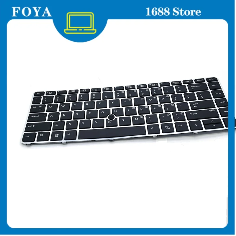 

Laptop US Layout Keyboard With Backlit - L14377-001 For HP Elitebook 840 G5