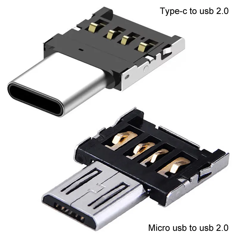 Адаптер OTG Micro USB Type C внешний разъем для 2 0 Женский Разъем передачи данных Macbook Samsung