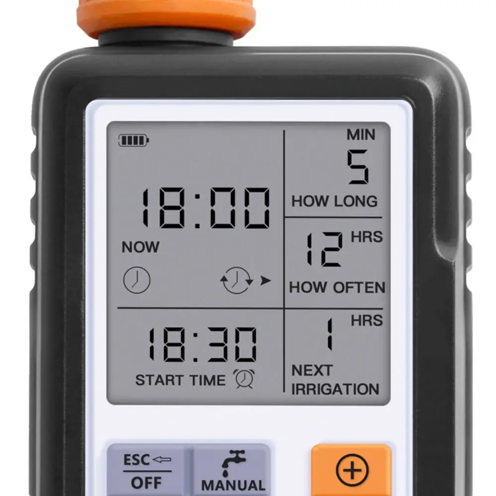Автоматическая машина для полива с большим ЖК-дисплеем простая в использовании