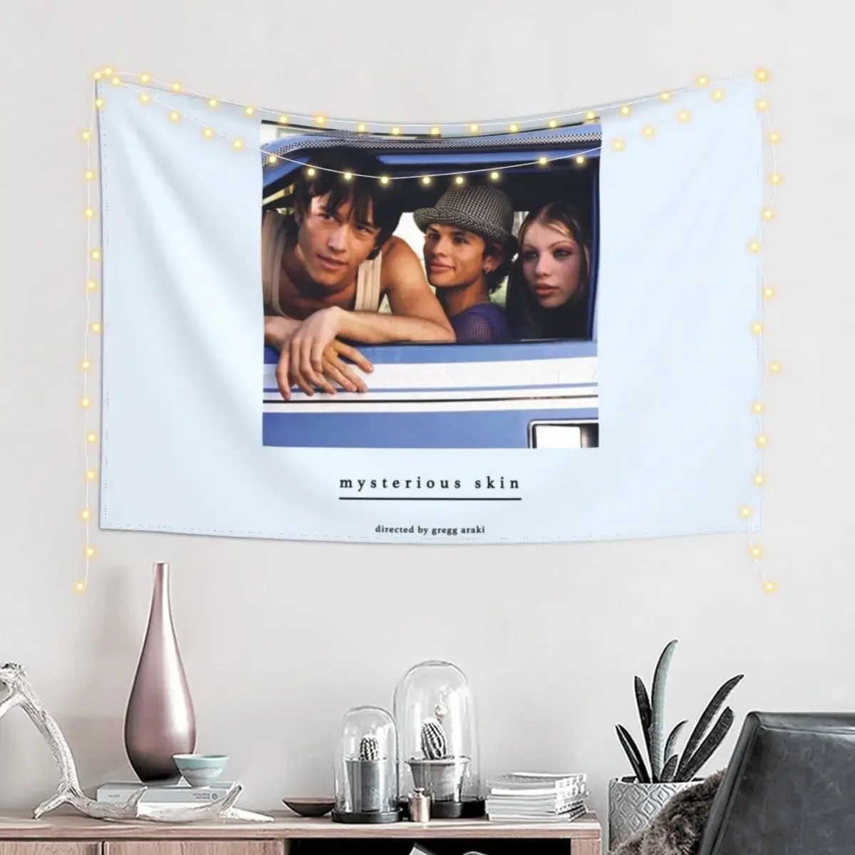 Загадочная кожа (Грегг Араки) Джозеф Гордон-Левт Мишель Трэуроберг Гобелен Декор