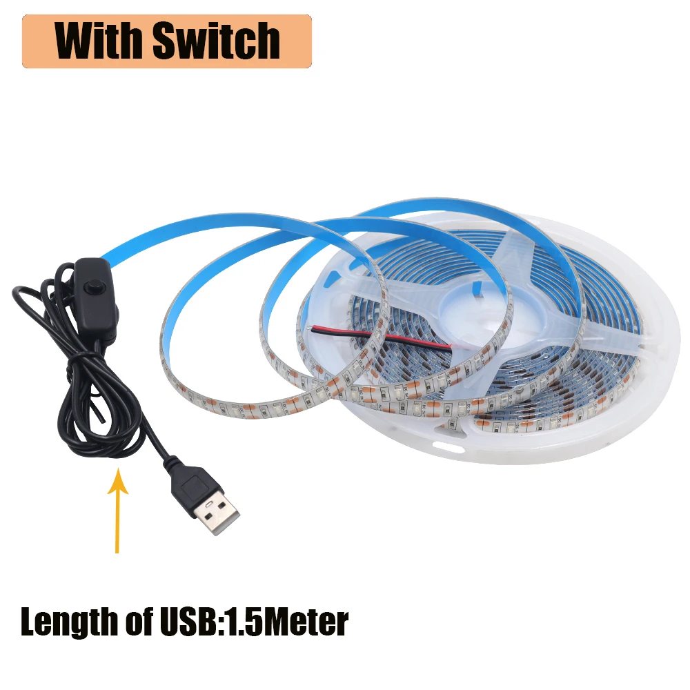 

RGBCW USB светодиодная лента SMD 2835 50/100/200/300/400/500 см