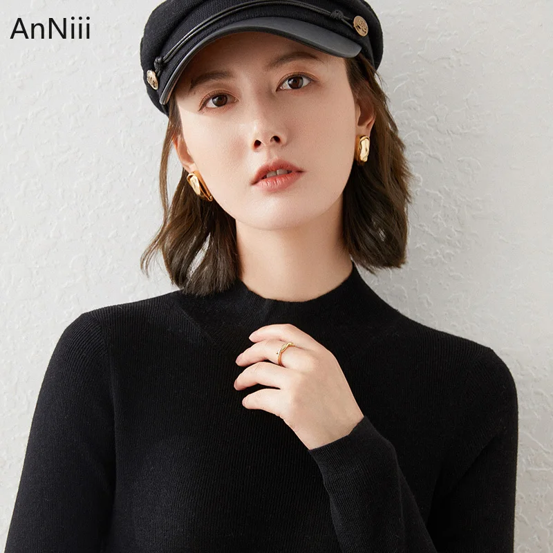 

Модный женский осенне-зимний женский свитер 2022 оверсайз Traf женские водолазки женские свитера Блузка вязаная Y2k женская одежда