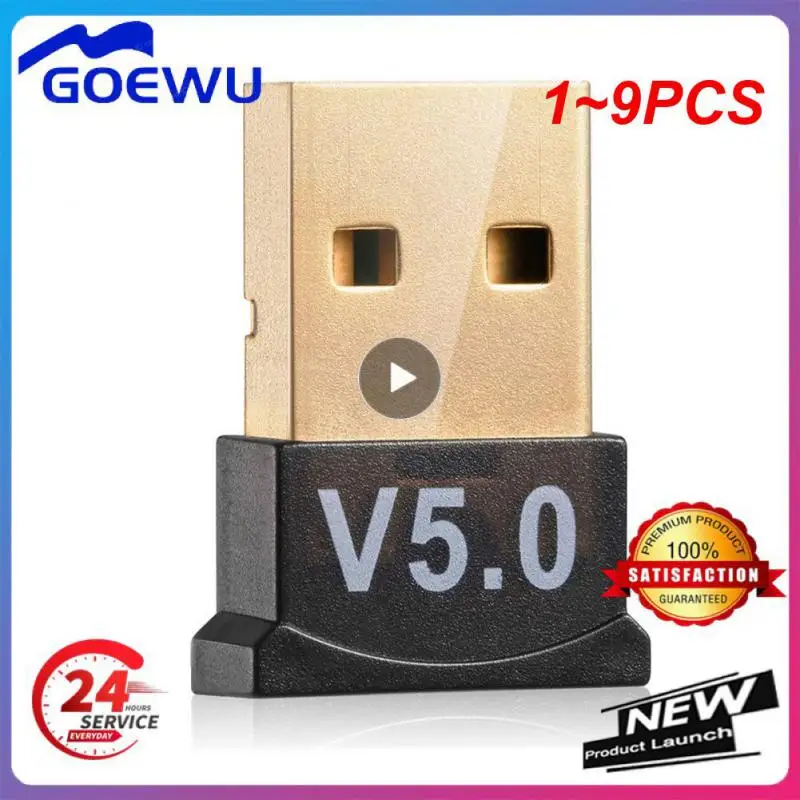 

1 ~ 9 шт. Автомобильный USB Bluetooth 5,0 адаптер передатчик Bluetooth аудио приемник беспроводной USB адаптер расширения Автомобильная электроника