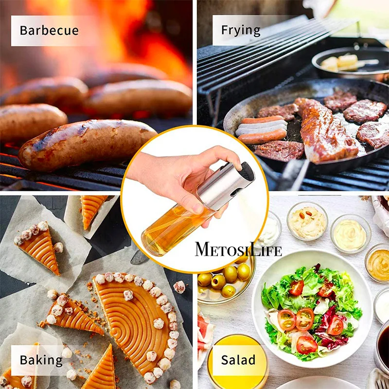 Распылитель оливкового масла для приготовления пищи распылитель салата барбекю