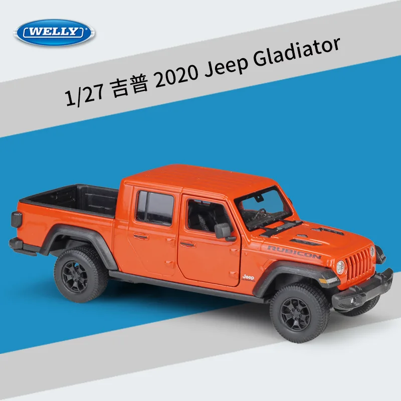 

Welly 1:27 Jeep 2020 Jeep Gladiator Pick-up Truck Imitation Alloy Car Model Toys Gifts Collections Accessories