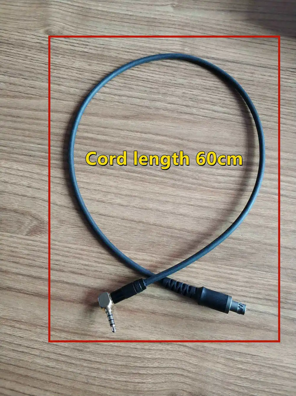 TS TAC-SKY Invisio V60 Compatible With V60 Plug to 3.5 Phone Plug Adapter Cable