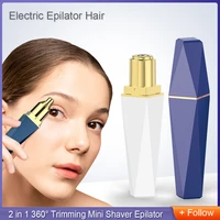 electric epilator face hair removal lipstick shaver electric eyebrow trimmer nose hair hair remover painless portable depilator