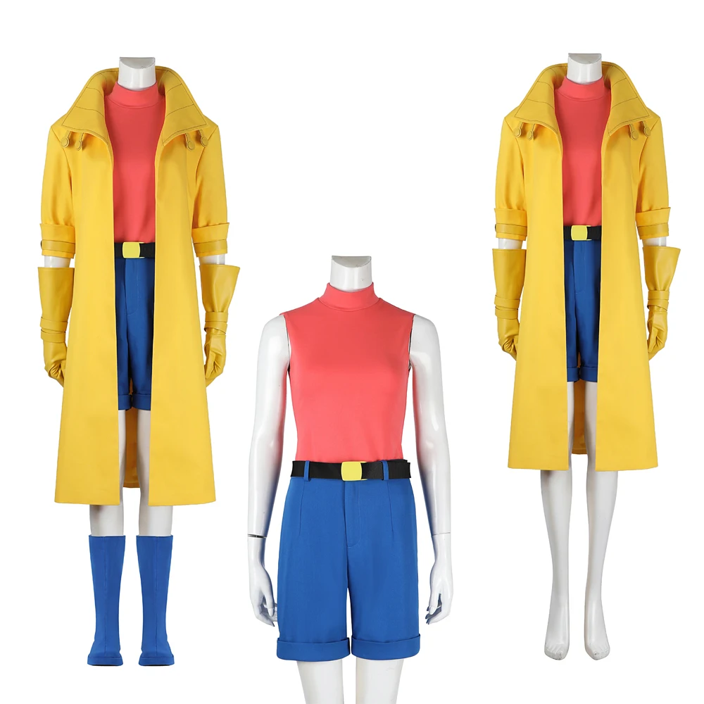 Сексуальный женский тренчкот для взрослых с рисунком аниме X полиция 97 человек