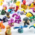 Экшн-фигурка покемона, 24 шт., Пикачу, детские игрушки, подарки на день рождения, Рождество, 2-3 см, мини фигурка монстра для детей