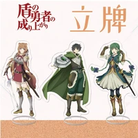 anime the rising of the shield hero acrylic stand model naofumi iwatani action figures diy desk decor standing sign collection