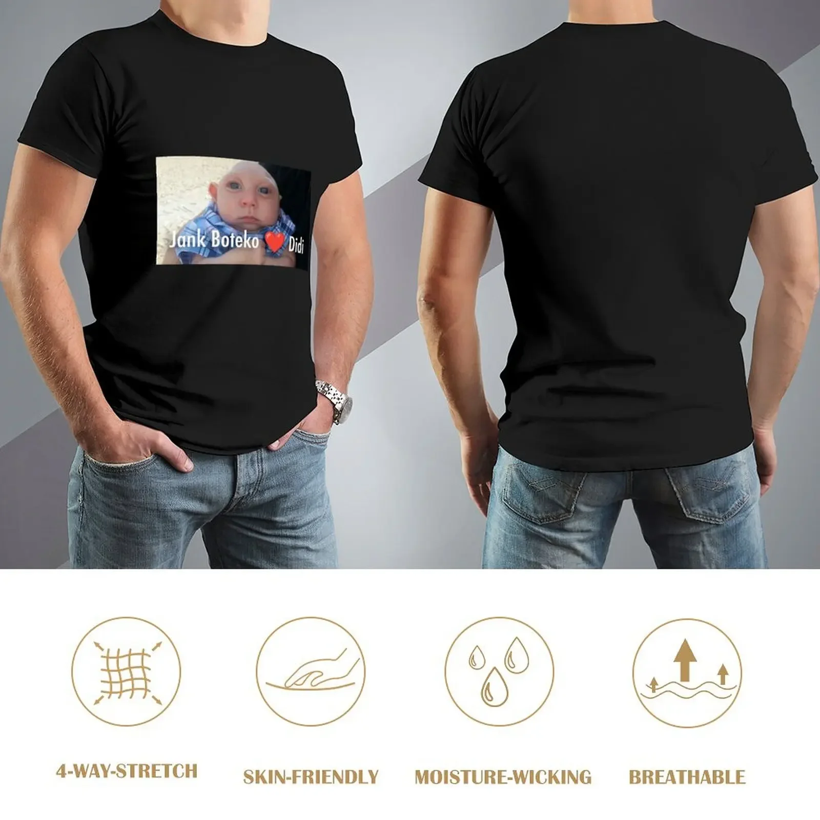 Футболка Jank Boteko хлопковые футболки с рисунком мужская хлопковая футболка