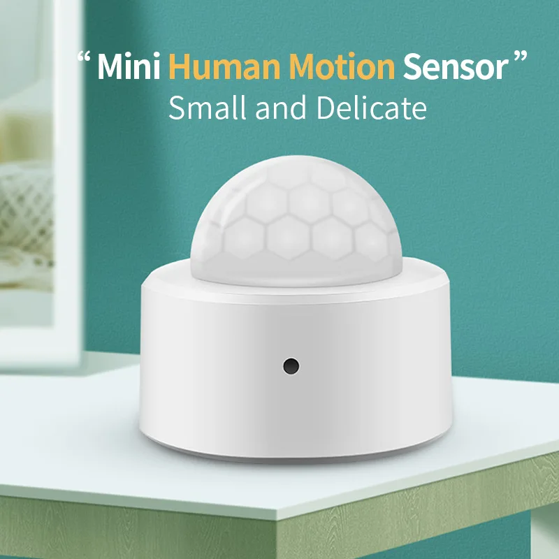 

Zigbee 3.0 Tuya Mini Smart Human Body Sensor Motion Movement PIR Transducer Infrared Detector Smart Life Smart Home Security