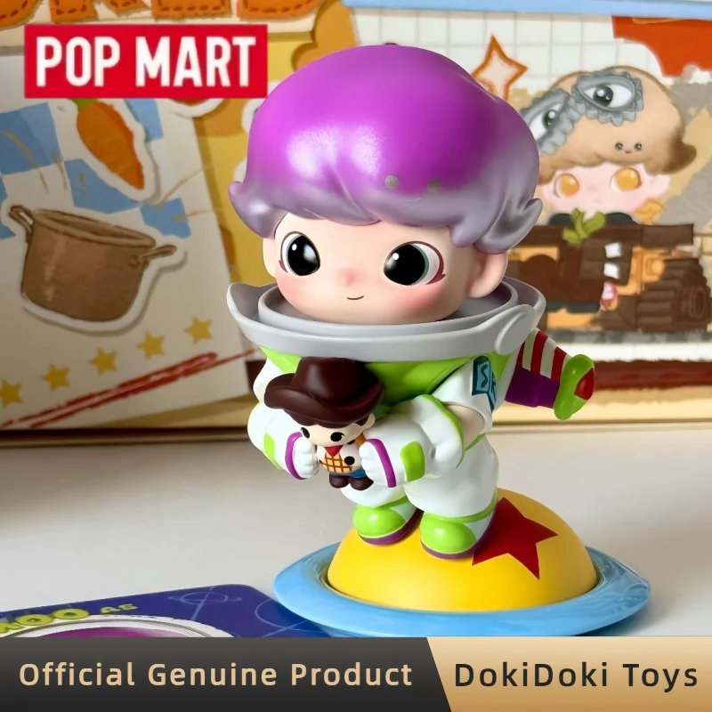 Фото Коллекционная фигурка POPMART Dimoo World Pixar Series: милый аниме-персонаж в слепой коробке, украшение для рабочего стола, игрушка-подарок для взрослых коллекционеров №3