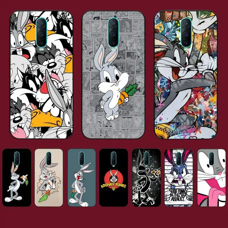 

Cartoon cute anime rabbit Phone Case for Vivo Y91C Y11 17 19 17 67 81 Oppo A9 2020 Realme c3