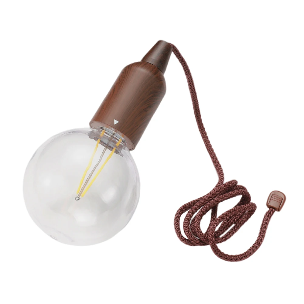 

Outdoor Pull Cord Lights Camping Tent Lantern Battery Operated Waterproof Atmosphere Light for Backyard Tents Garden Cafe Party