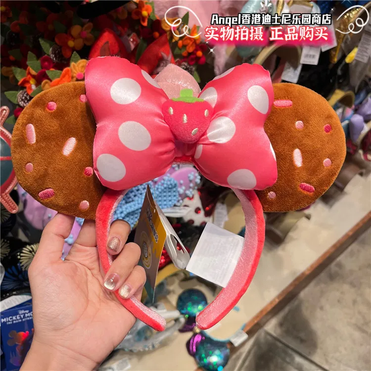 Фото Повязка на голову Дональда Дака в стиле волшебника от Disney, синяя, бархатная, с музыкальными нотами и ушками Микки, эксклюзивный аксессуар для волос из Гонконгского Диснейленда №4