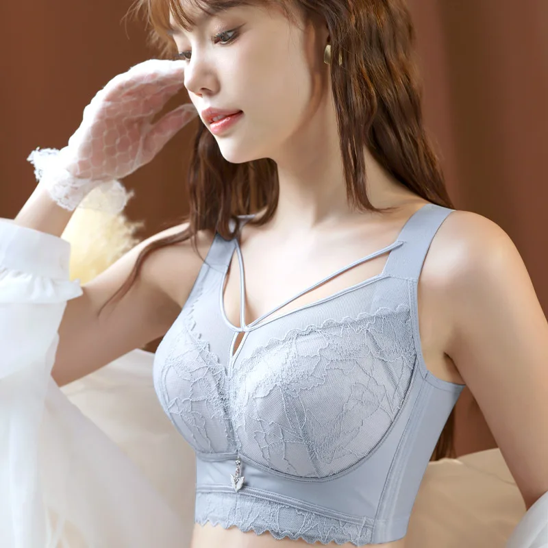 Женский кружевной бюстгальтер с чашкой пуш-ап