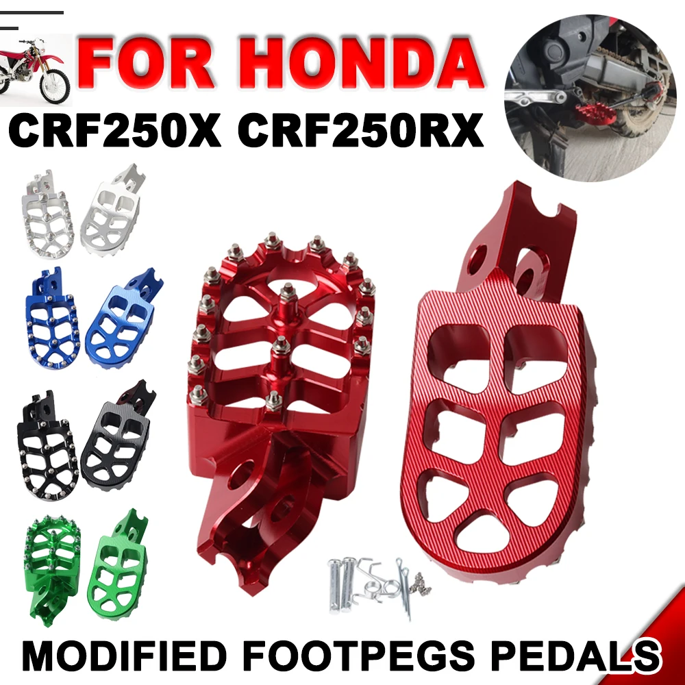 

For Honda CRF250X CRF250RX CRF 250RX 250X 250 RX 2022 Motorcycle Accessories FootRest Footpegs Foot Pegs Pedals Plate Foot Rests