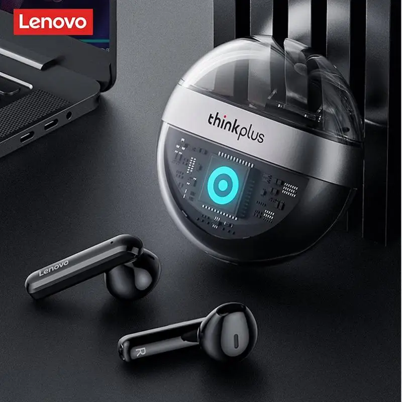 

Lenovo 2022 New T40 tws Wireless Bluetooth 5.2 Earphones, Sports Noise Reduction Intelligent Touch, 350mah Charging Bin