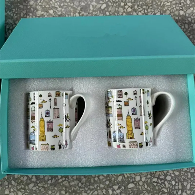 And Bag Luxury Wedding Birthday Gift Ceramic Coffee Tea Milk Water Cups For Home Family Friends