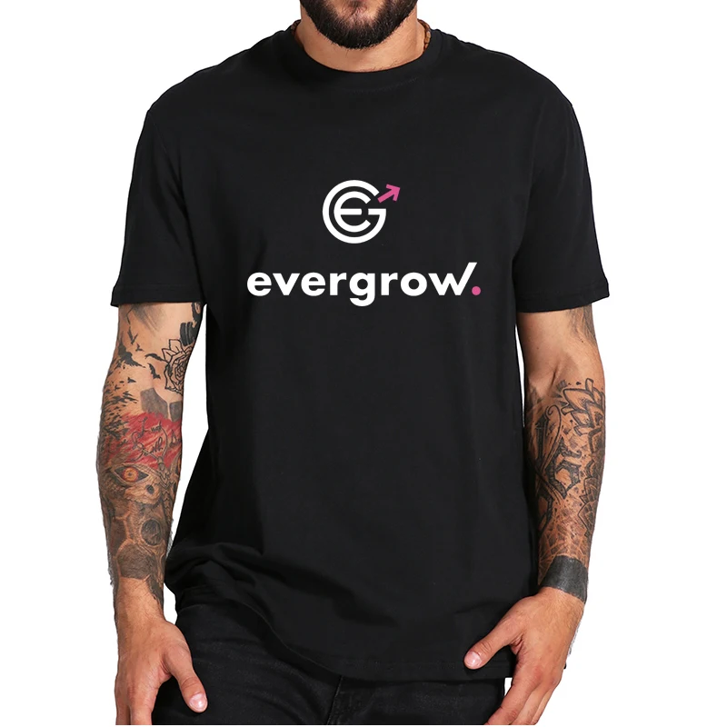 

Evergrow Crypto T-Shirt EGC Coin Deflationary Token Lovers Tee Soft 100% Cotton Summer Casual Men's T Shirt EU Size