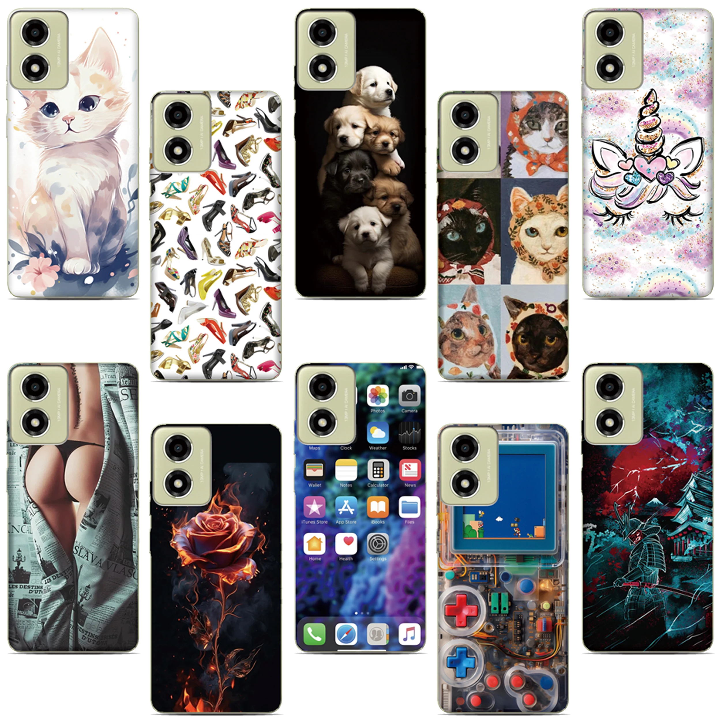 Милый чехол с животными для Alcatel 1B 1S 1SE 1L 1A 3 1 5033D 3X 1C 1X 1V 2019 2020 2021 2022 Nothing Phone 2A Plus CMF 2