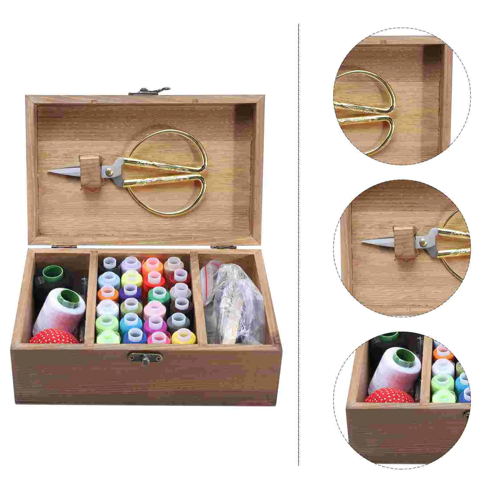 

1 Set Hand Stitching Supplies Household Sewing Kit Needlework Storage Cases