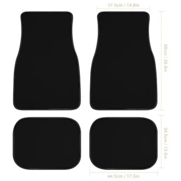 Tapis de voiture avant et Back gouvernail ancre Design nautique 045109