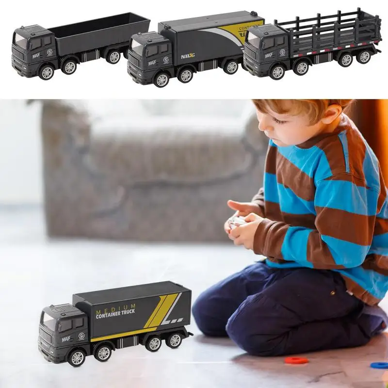 

Инерционная симуляция транспортного контейнера, грузовые инженерные модели транспортных средств, Игрушечная детская Инерционная модель автомобиля, модель грузовика