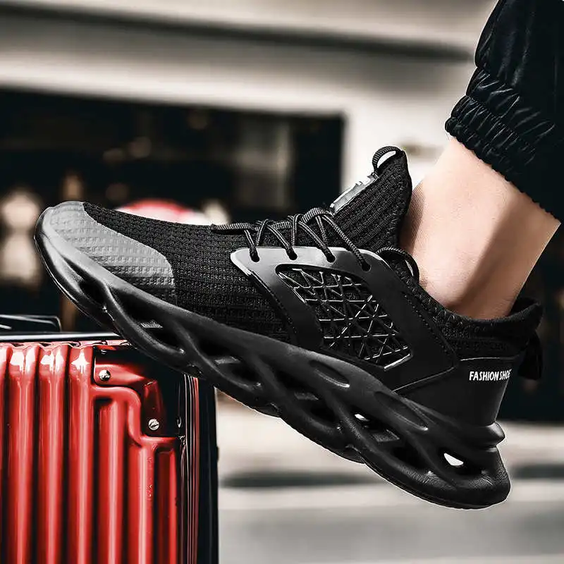 

Мужские высокие кроссовки, спортивная обувь, сетчатые, для бега, тенниса, желтый цвет