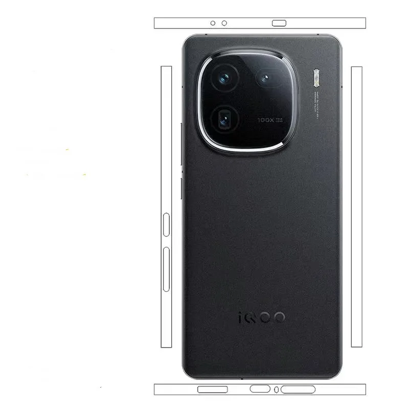 3M наклейка для Vivo IQOO 12 12PRO наклейки задняя пленка защитная экрана ультратонкая
