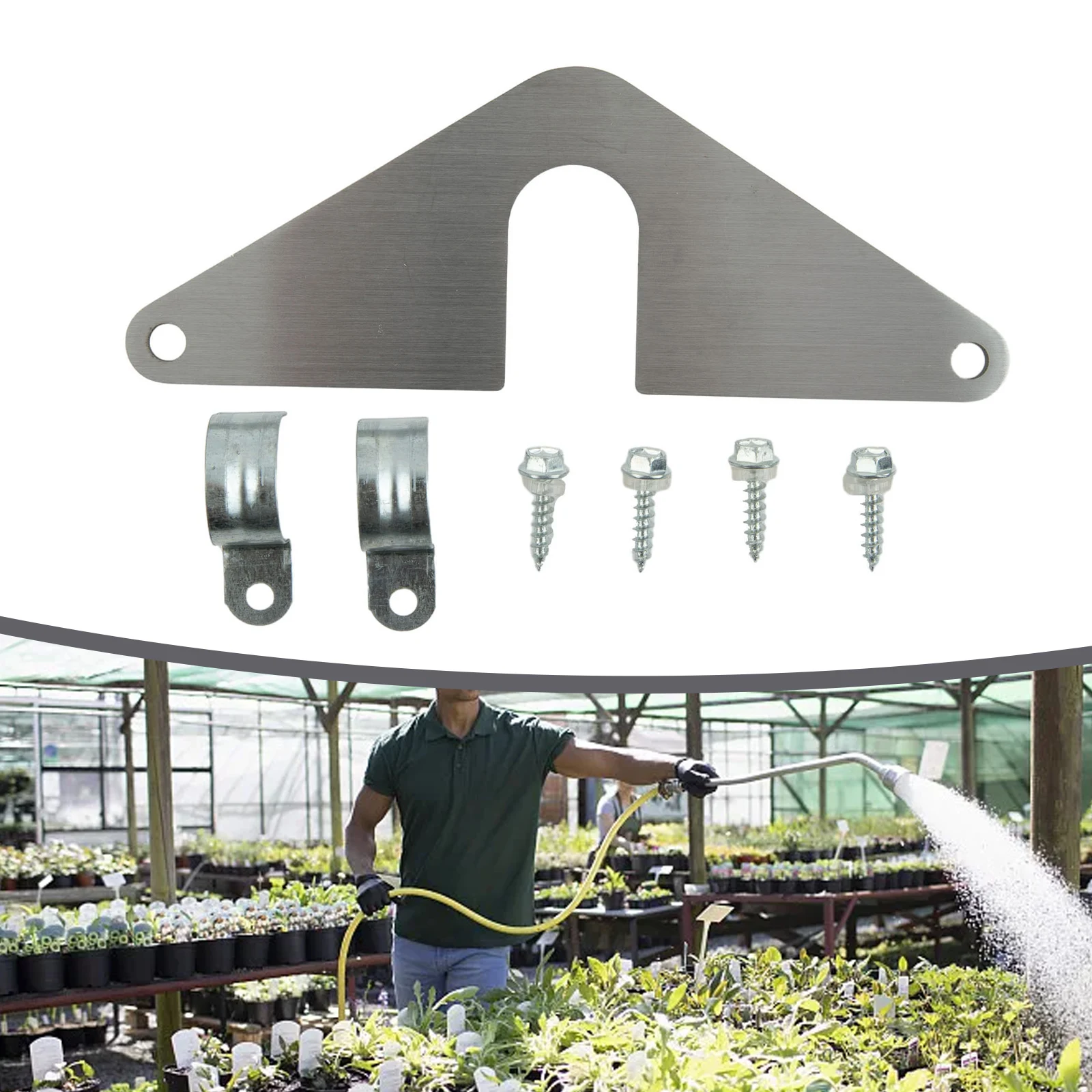 Монтажная пластина Кронштейн для смесителя нагрудная полная зимняя шланга