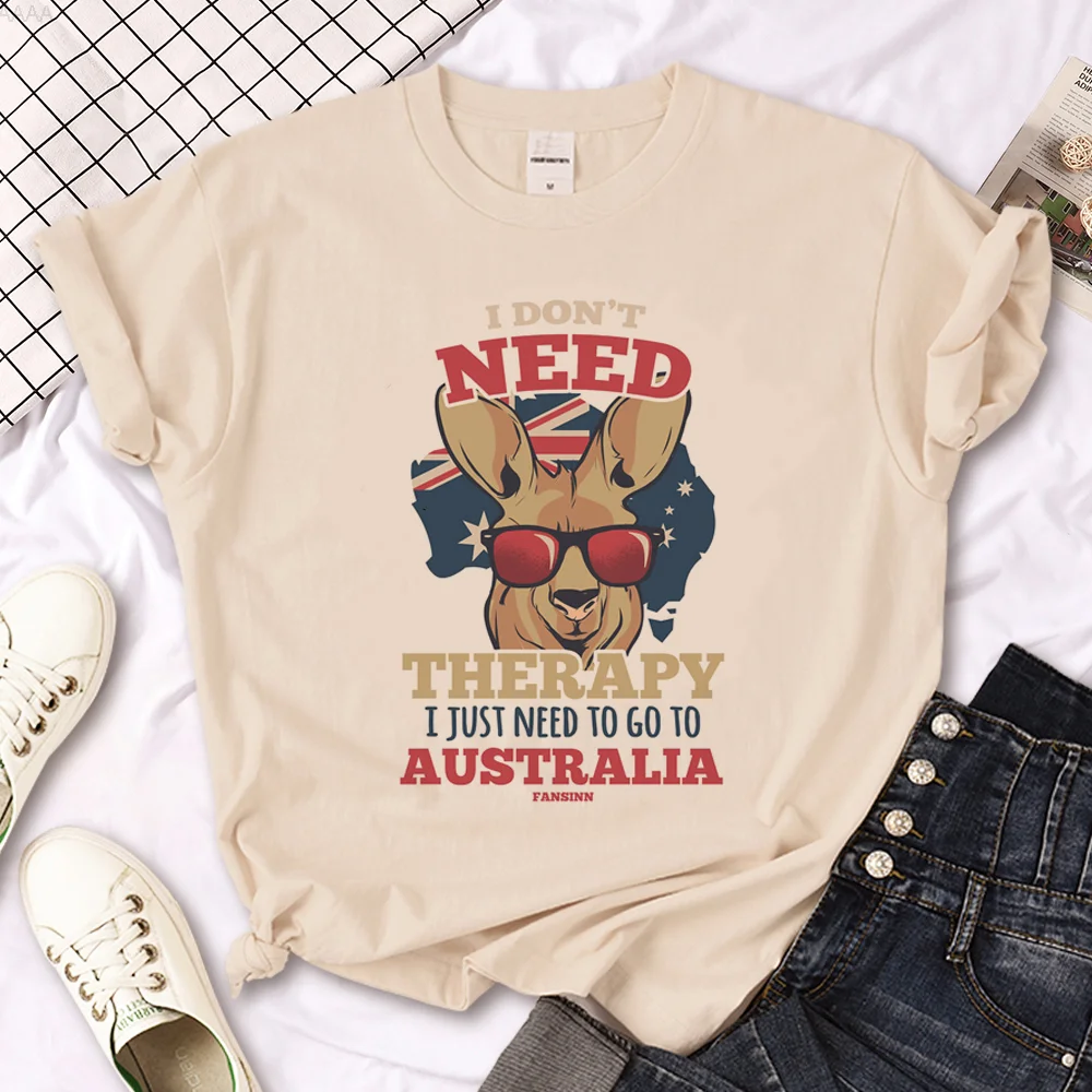 

Australia Aussie t shirt women anime tshirt female y2k manga 2000s clothes