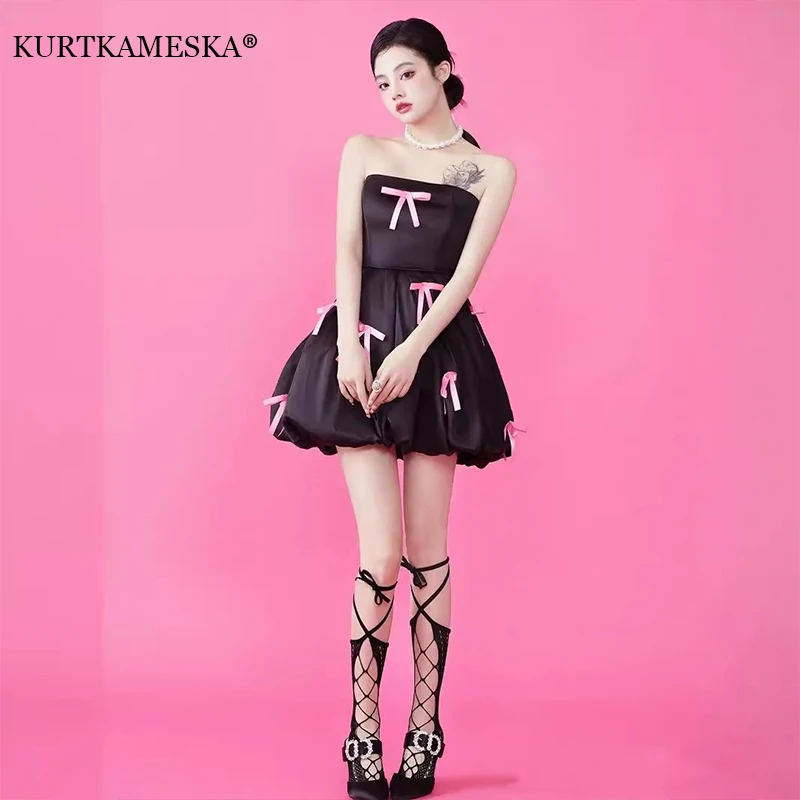 Женское свадебное платье без бретелек легкое невесты во французском стиле