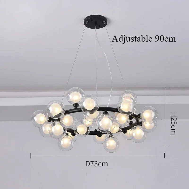 

Vaapuu стеклянная люстра Nordic Light