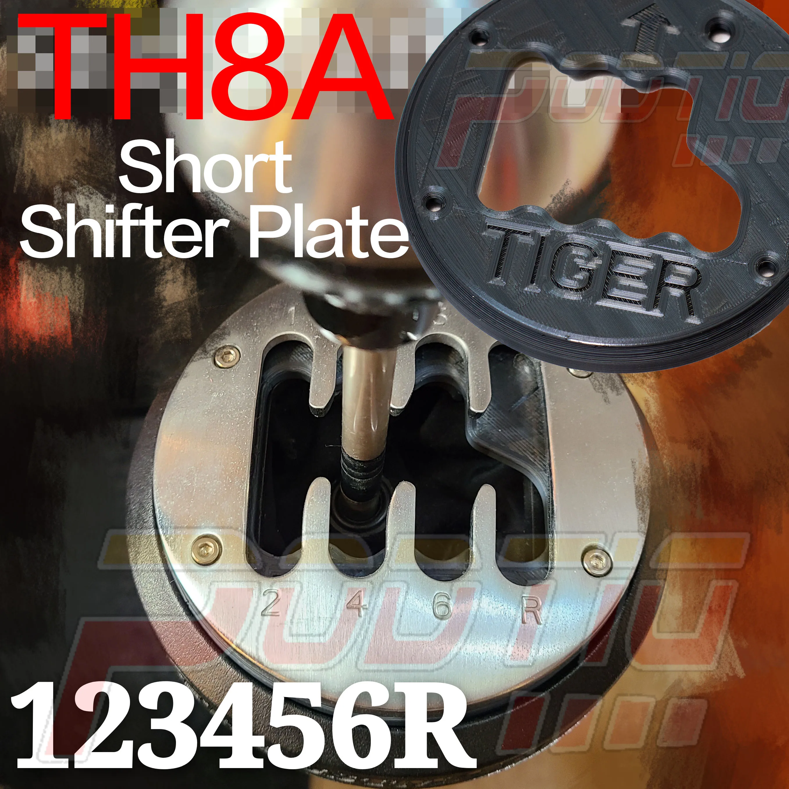

【PODTIG】Short Shifter Plate For thrustmaster t300 TH8A Gear Shifter SIMRACING sim racing