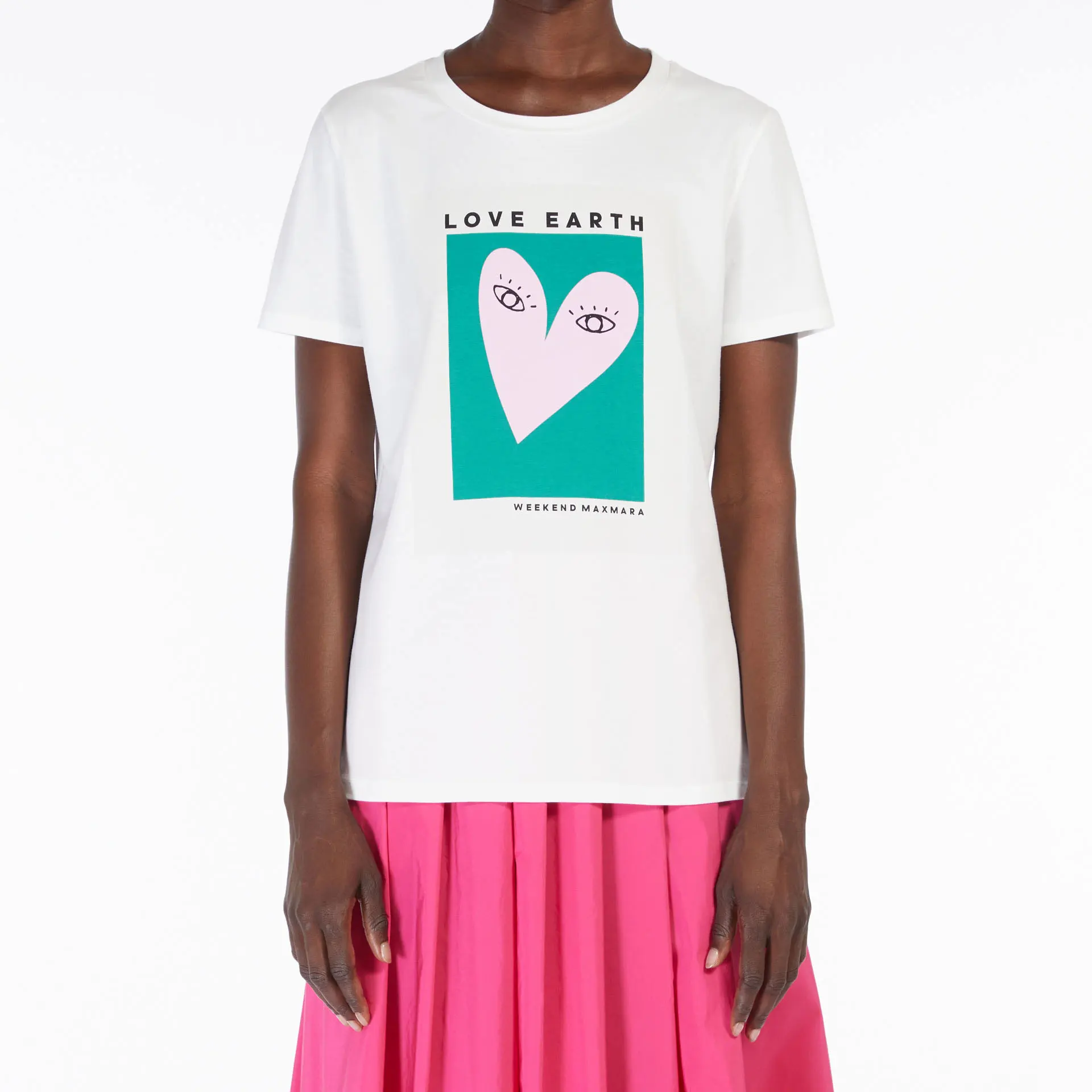 

Simple print ladies cotton white t-shirt o-neck casual short sleeve tee lady all-match tops 2022 new