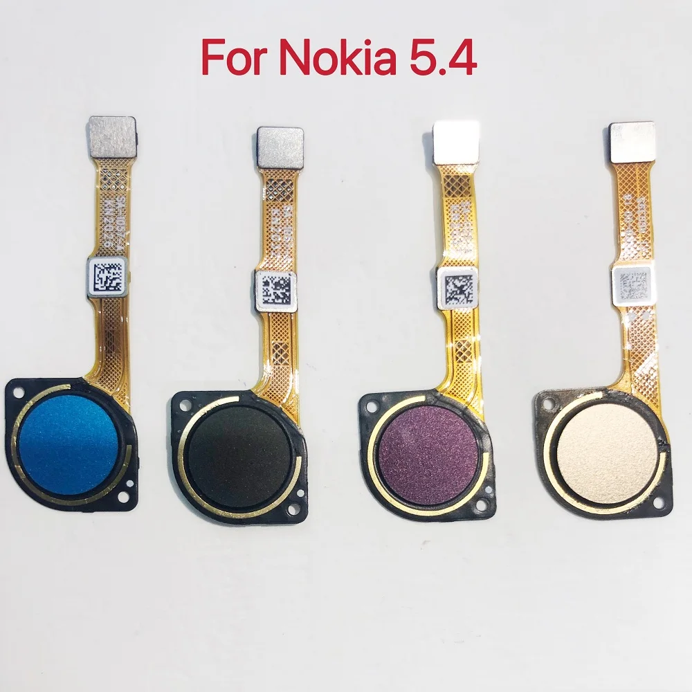 

Для Nokia 5,4 Главная Кнопка отпечаток пальца сенсорный датчик идентификации гибкий кабель лента запасные части для Nokia 5,4 Кнопка отпечатка пал...