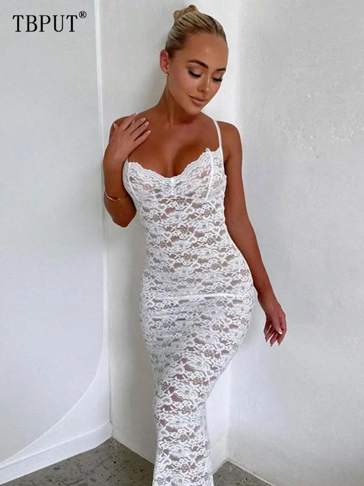 

Сексуальное кружевное платье на бретельках, женское модное облегающее черное платье с открытыми плечами, летние шикарные повседневные женские платья-Макси