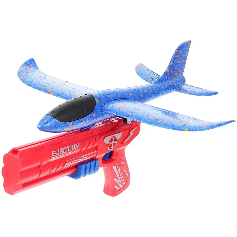 

1 Set of Funny Catapult Plane Toy Children Shooting Toy Outdoor Launcher Toy
