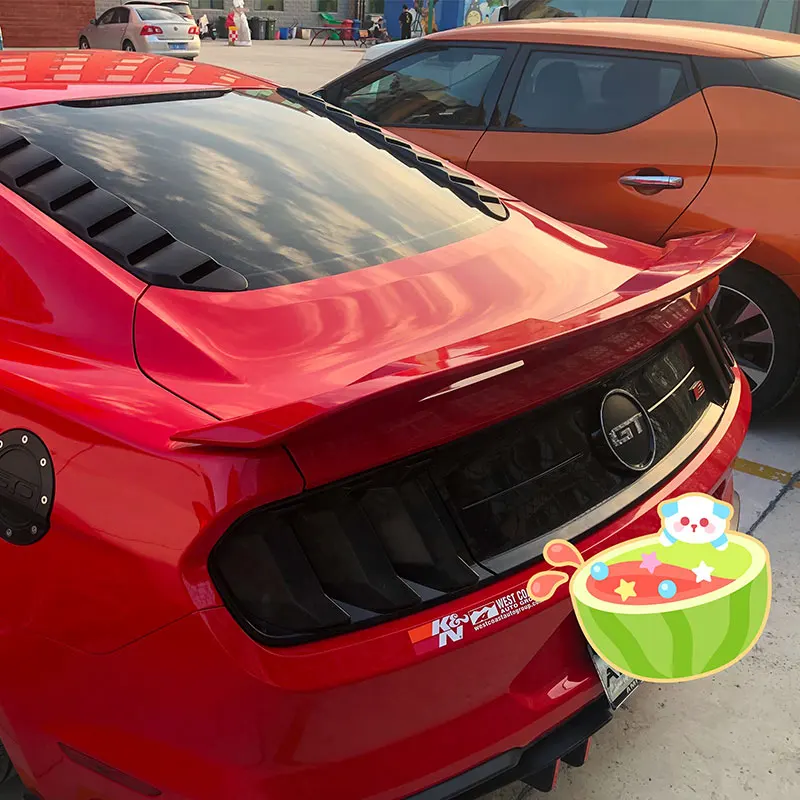 

Спойлер для Ford Mustang GT V8 V6 Coupe Mustang GT500 стиль АБС-пластик углеродное волокно вид задний Багажник крыло автомобиля Стайлинг 2015 -2021