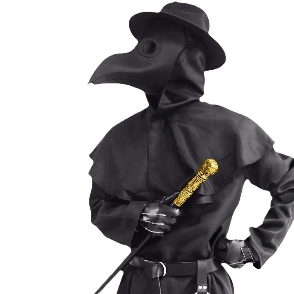 Доктор Шнабель Чума Косплей Костюм Черная Униформа Мальчики Хэллоуин Карнавал