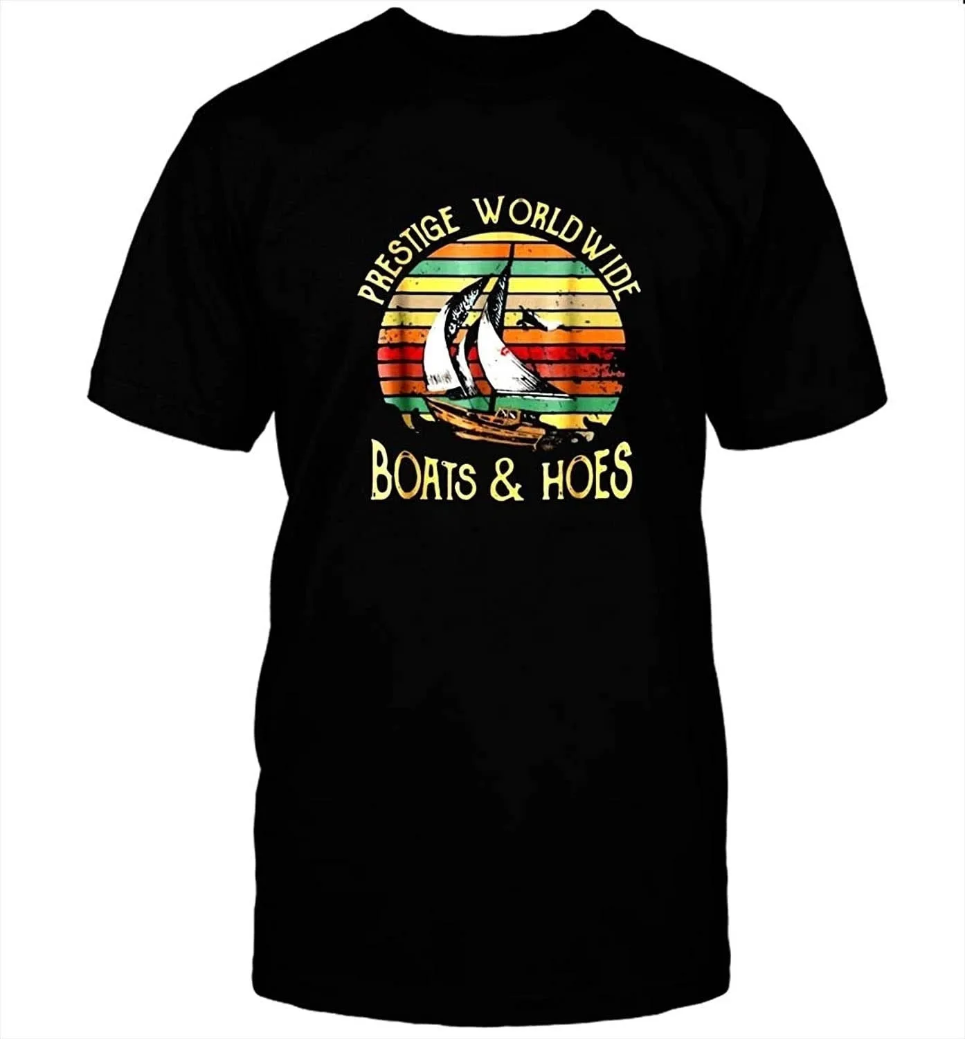 Prestige Worldwide Boats and Hoes T Shirt Sunset Vintage Tee Prestige Worldwide Boats   Hoes Tee t Shirt