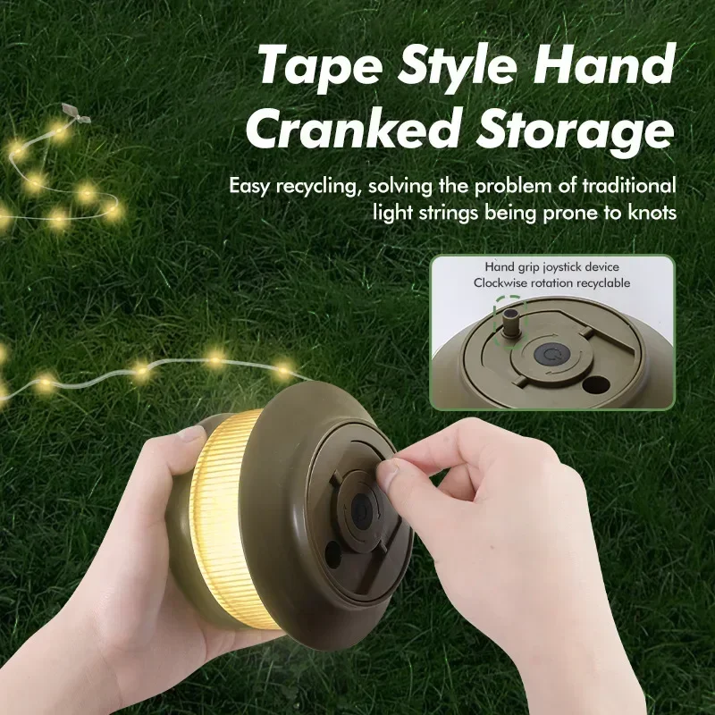 Портативный фонарь для кемпинга длинные светодиодные гирлянды 20 м