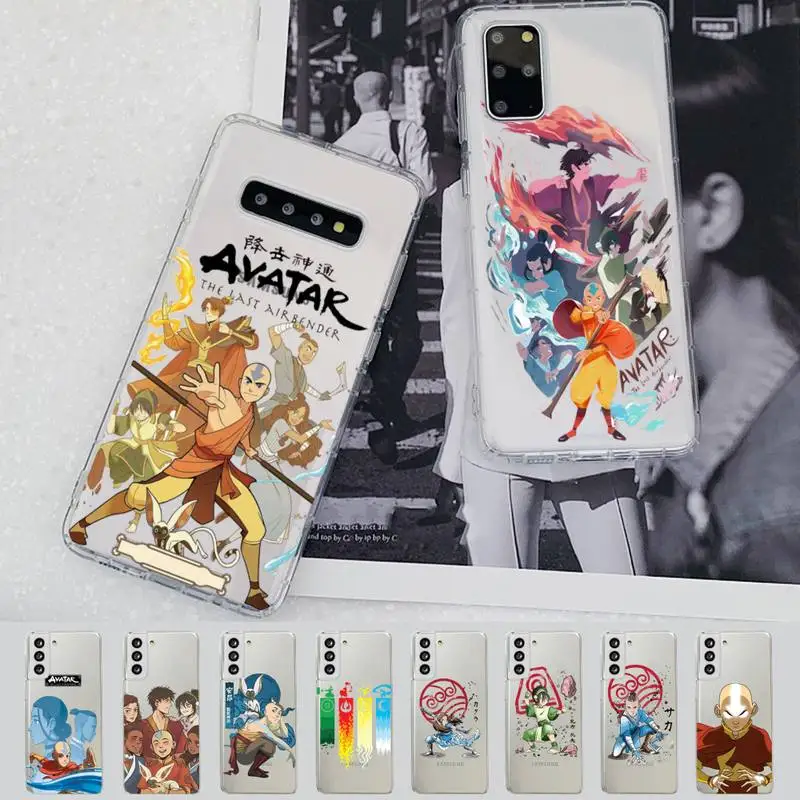 

FNNBLJ Avatar the Last Airbender Phone Case for Samsung S20 S10 lite S21 plus for Redmi Note8 9pro for Huawei P20 Clear Case