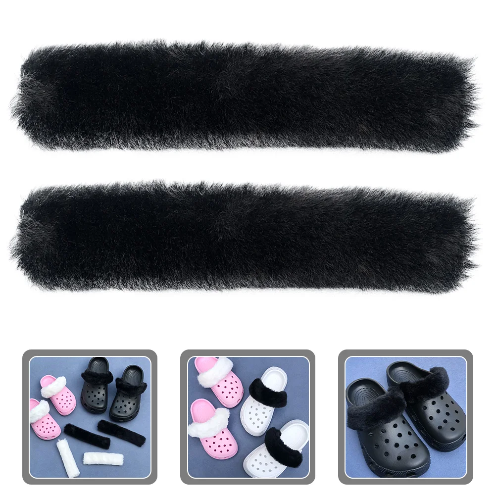 

1 Pair Sandals Strap Warm Charms Slippers Warm Decorations Beautiful Slippers Covers