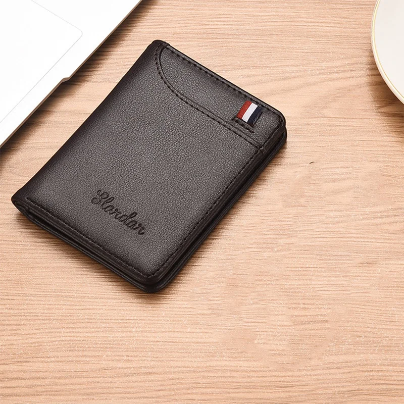 Ультратонкий мужской Чехол-портмоне с отделением для карт защитой от